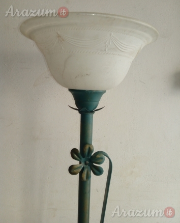 Lampada Piantana in Ferro battuto Artigianato Fiorentino