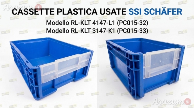 Cassette Plastica SSI SCHÄFER Usate con Apertura Frontale (2 Misure)