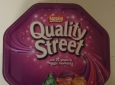 Scatola latta Ottagonale Quality Street grande da collezione vuota