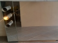 Pensile a Specchio da Bagno con 6 lampadine orientabili