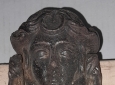 Batacchio Battente in Ferro Forgiato Antico a forma di Cristo XVIII secolo