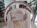 Sdraietta Felicity Floral con musica incorporata, colore rosa,