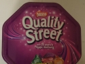 Scatola latta Ottagonale Quality Street grande da collezione vuota