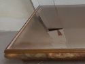 Mensola con piano in Specchio Bronzato