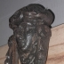 Batacchio Battente in Ferro Forgiato Antico a forma di Cristo XVIII secolo 3