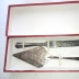 Paletta e coltello da torta antichi in Silver Plated, 4