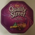 Scatola latta Ottagonale Quality Street grande da collezione vuota