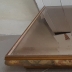 Mensola con piano in Specchio Bronzato