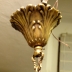 Lampadario 5 Luci bracci in Ottone e legno in perfetto stato