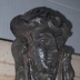 Batacchio Battente in Ferro Forgiato Antico a forma di Cristo XVIII secolo 4