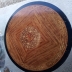 Piano Tavolo legno Intarsiato diametro 110 x 2 cm. 2