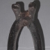 Batacchio Battente in Ferro Forgiato Antico a forma di Cristo XVIII secolo 2