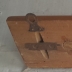 Appendiabiti in legno a 2 posti Antico Aeronautica Militare