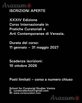 Corso in pratiche curatoriali e arti contemporanee