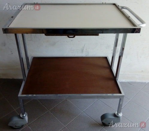 Carrello Portavivande Professionale con piano estraibile