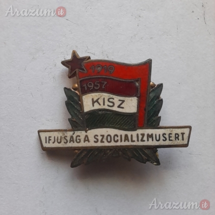 Spilla vintage del KISZ UNGHERESE