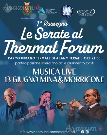 ABANO TERME (PD) OMAGGIO A MINA E MORRICONE, sabato 13 giugno 2026