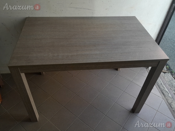 Tavolo effetto Rovere sbiancato allungabile rettangolare