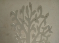 Espositore portagioie in legno bianco a forma di Albero con cassetti alla base