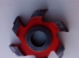 Fresa x legno e altri materiali Toupie Ø foro albero 20mm. larghezza 8,6 cm. x altezza 16 mm. inclinazione 15 °gradi.