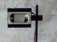 Lampada a Piantana con Luce Alogena ad altezza regolabile con diffusore orientabile.