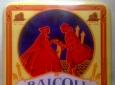 Scatola latta quadrata della Baicoli famosi biscotti veneziani Colussi