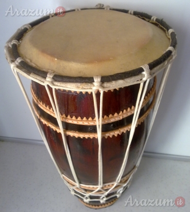 Tamburo Afro Cubano Djembe in legno di alta qualità
