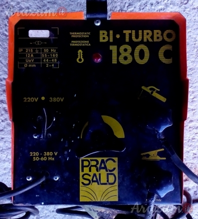 Saldatrice a elettrodi per vari metalli ventilata semi professionale Portatile