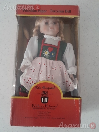 Bambola porcellana Edeltraut Hofmann da collezione