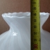 Vaso Anfora in Vetro Bianco Satinato con venature più chiare