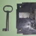 Serratura Antica in ferro battuto completa di chiave XVIII Secolo. 2