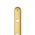 Maniglia per porta interna a piastra lunga mod.Totem oro satinato 460 marca Mandelli 5