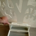 Espositore portagioie in legno bianco a forma di Albero con cassetti alla base 3