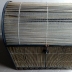 Baule Cesta stile Coloniale in metallo nero e canna di Bambù Vintage, 2