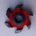 Fresa x legno e altri materiali Toupie Ø foro albero 20mm. larghezza 8,6 cm. x altezza 16 mm. inclinazione 15 °gradi.