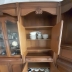Sala completa stile classico modulabile in legno Noce (no resina).