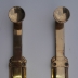 Paletto Catenaccio fermaporta saliscendi gancio porta in Ottone Lucido 20 cm 3