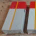 Maniglia per porta interna a piastra lunga mod.Totem oro satinato 460 marca Mandelli 7