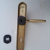 Maniglia Mandelli piastra lunga in Ottone lucido serie S 7