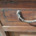 Cassettone Comò Specchiera Antico in legno con piano di pietra 5
