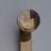 Paletto Catenaccio fermaporta saliscendi gancio porta in Ottone Lucido 20 cm