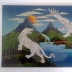 Quadro in Madreperla per Aquila e Lacca ,realizzato a mano