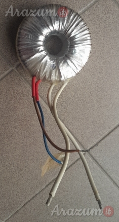 Trasformatore 220v - 12v sec. 200 va toroidale
