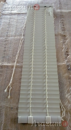 Tenda Veneziana in Alluminio regolabile misure 30x 160 x 5 x 5 cm. Nuova