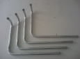 Gambe tavolo in Alluminio curvato molto resistenti