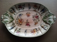 Vassoio Ceramica Capodimonte forma ovale con manici