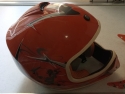 Casco moto stile Moto cross con visiera.