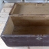 Cassa Baule antica in legno utilizzata per spedire merci varie 5