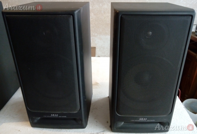 Casse Acustiche AKAI SW-MX90 watt 50 perfette condizioni.