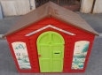 Casetta per Bambini da Giardino in Resina Plastica Gioco Bimbi Esterno Interno e smontabile.
